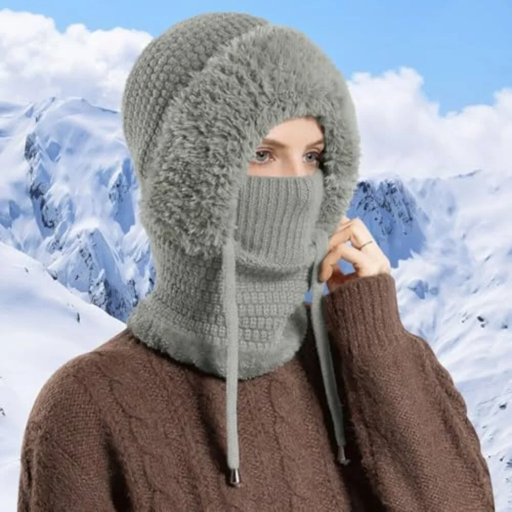 Thermal Windproof Balaclava Ski Mask Fleece Lined Winter Sports Essential - Picture 6 of 8